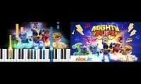 præmedicinering udbytte prioritet PAW Patrol - The Mighty Pups Theme Song - Piano Tutorial Vs Theme Song -  Youtube Multiplier