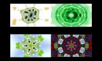 Gummy Bear Song HD (Four Kaleidoscope Versions at Once)