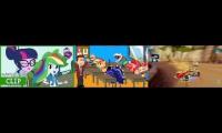 Thumbnail of Rainbow Dash & Sci-Twi Vs Dark Boomerang Bowser Vs Francesco Bernoulli
