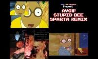 Thumbnail of Arthur and AVGN Sparta Remix Quadparison