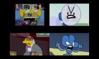 B-Note Sparta Quadparison (BFB vs The Simpsons)