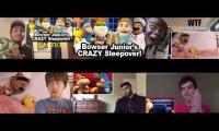 SML Movie: Bowser Junior's Crazy Sleepover Reaction Mashup