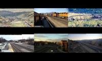 A bunch of trains webcams