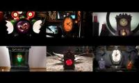 6 Halloween Animated Clocks