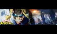 allmight vs all for one gangsta paradise 2wei mashup