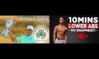 10 miin core workout and 2017 erin hills