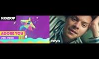 Harry Styles and Kids Bop [Adore You]