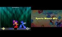 MUGEN Shantae teaches Dancing Sparta Mania remix