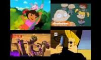 Dora/Rugrats/King Julien/Johnny Bravo Mashup