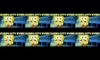 Bikini Bottom to Rock Bottom! Every CITY Ever | SpongeBob