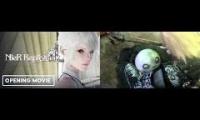 NieR RepliCant Opening Side by Side