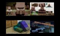 Minecraft Sparta Poison Mix Side-By-Side