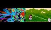 (END OF THE WORLD SCENE) Parappa The Rapper Lightning Eray Sparta Mario World Remix