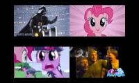 Darth Vader And Pinkie Pie Vs Twilight Sparkle & Shrek