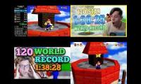 SM64 top 4 120 star comparison