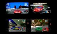 Ridge Racer Revolution : Intermediate F / A R Vs RTR Vs GRTC Vs RTXG