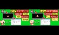 cara setting cursor pointer pada vlc player