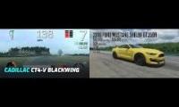 2021 CT4-V Blackwing vs 2016 GT350R VIR Laps