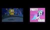 (END OF THE WORLD! REMIX) SpongeBob SquarePants Hail Monitor Chase Sparta Party Hard Remix