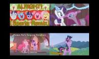 My Little Pony : Friendship is Magic Sparta Remixes Quadparison 2