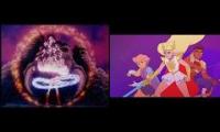 She ra intro side by side old vs new