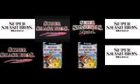 SSBM | MENU 1 | CHOOSE YOUR CHARACTER | MARIO! LUIGI! PEACH! BOWSER! DONKEY KONG! LINK! ZELDA!