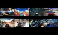 8 cars from Asphalt 8