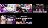 HoloEN Killing Ender Dragon Collab