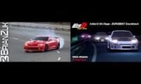 Camaro Z28 Freeway Onramp Drift vs. Initial D 5th Stage Soundtrack A Perfect Hero by Muscle Dorifto