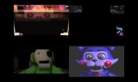 Five nights at Freddys rip offs Sparta Venom Remix quadparison