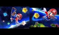 Super Mario galaxy star man mashup