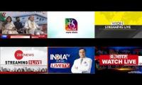 6 - DD NEWS, SANSD TV , zee news indiatv rbharat