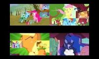 My Little Pony Sparta Remixes Quadparison 1 (Thenano Pony Version)