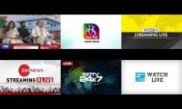 6 - DD NEWS, SANSD TV , zee news indiatv rbharat