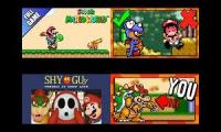 4 Super mario world games at once