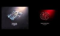 Game of Thrones combined soundtracks House Stark & Targaryen