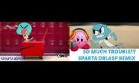 [TAWOG] Gumball Vs Nicole Sparta Remix Comparison 1