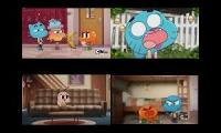 The Amazing World Of Gumball Sparta Remixes Side By Side 12