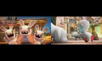 Rabbids invasion Sparta remix 2parison 1