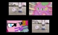 Rabbids Invasion Vs My Little Pony Sparta Remix Quadparison 2