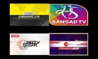 4 - WION NEWS, SANSD TV , zee news, NDTV