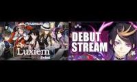 Luxiem debut stream party