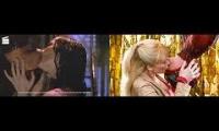 Spiderman kissing Mary Jane & Gwen Stacy