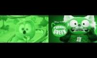 Mashup Green Gummy Bear vs Turning Green