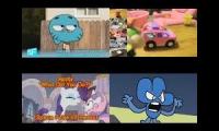 TAWOG VS MLP VS SML VS BFB Sparta Remix Quadparison 2 [Fixed Again]