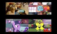 TAWOG VS MLP VS SML VS BFB Sparta Remixes Quadparison 4