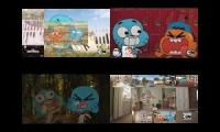 The Amazing World Of Gumball Sparta Remix Quadparison 2