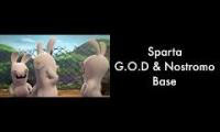 Rabbids Invasion Chicken Fight Scene! Sparta G.O.D & Nostromo Remix