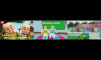 Upin Inilah Dia Original Vs Funny Version (Upin Dan Ipin Tak Besar Besar ) Vs V2 tak besar besar