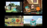 Gumball Has a Sparta Remix Quadparison